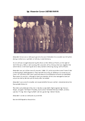 A preview of a PDF biography for Carson, Alexander